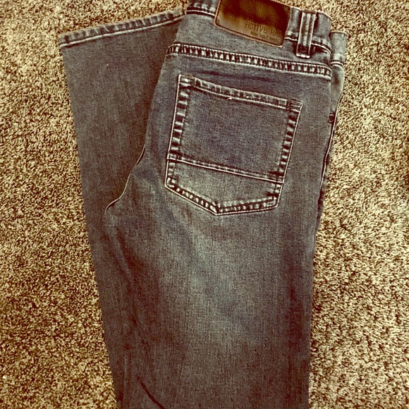 mens active waist jeans